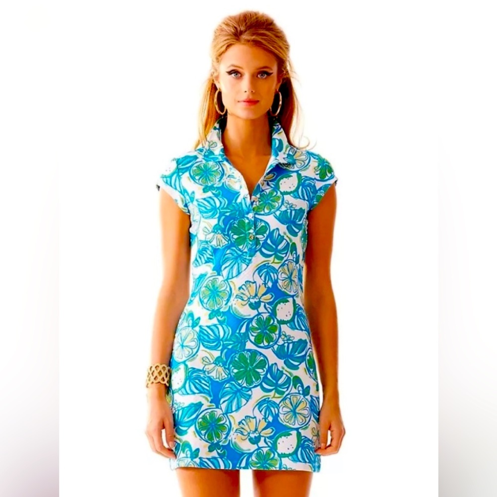 Lilly Pulitzer Rayna Polo Dress in Sweet and Sour